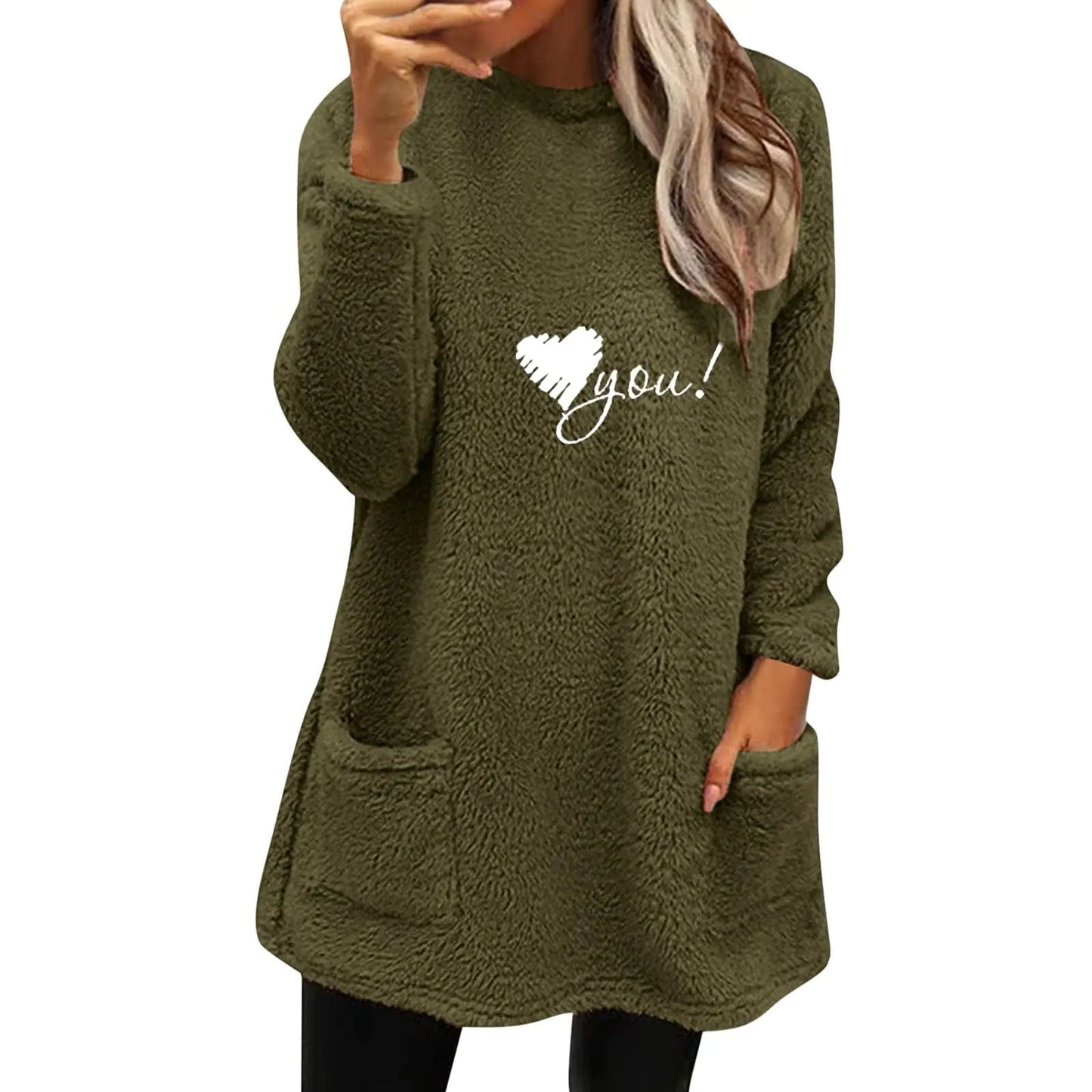 Tatumaie Ugly Christmas Sweater Women Sherpa Lined Sweater Fleece Sweatshirts For Women Sherpa Lined Sweater Women Christmas Sweaters For Women Sherpa Sweater Sherpa Sweater Green Xxxl